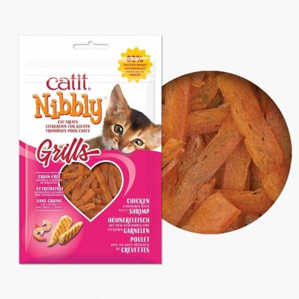 Catit Nibbly Grills Chicken and Shrimp (12 x 30 g)