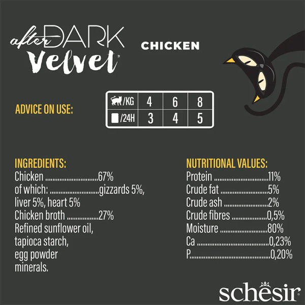 en_21232104_pt03_900x_1_.png Schesir Cat After Dark Velvet Mousse Chicken (6 Sachets x 80g)